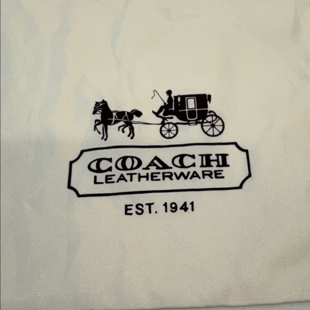 Coach Ivory Drawstring Dust Bag - Picture 3 of 5